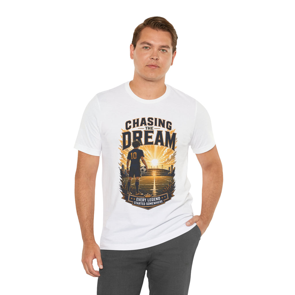 Chasing the Dream Soccer Graphic T Shirt