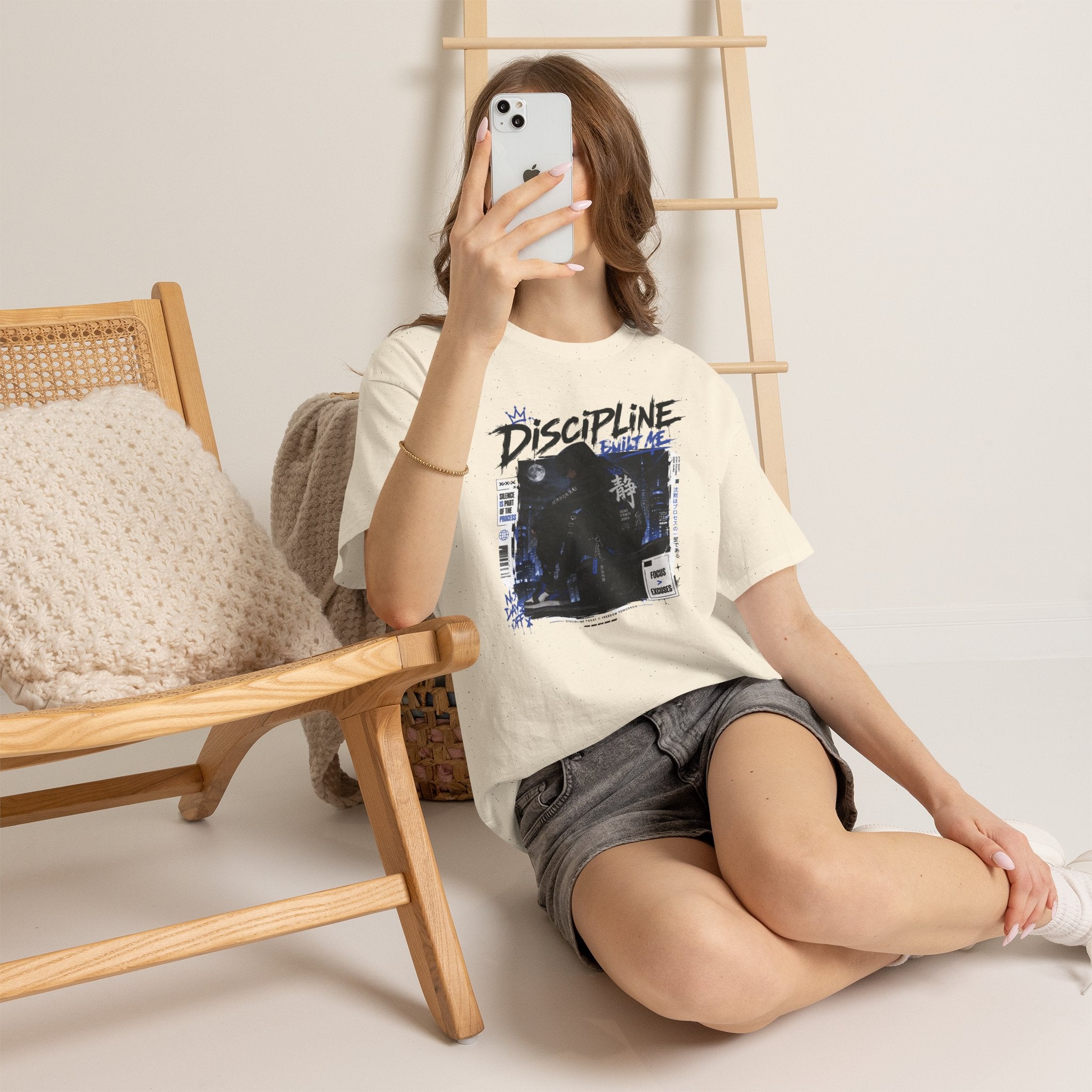 Discipline Built Me Anime Streetwear T Shirt