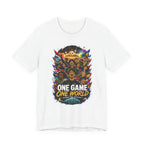 Soccer Graphic Tee - "One Game One World" Graphic T-Shirt