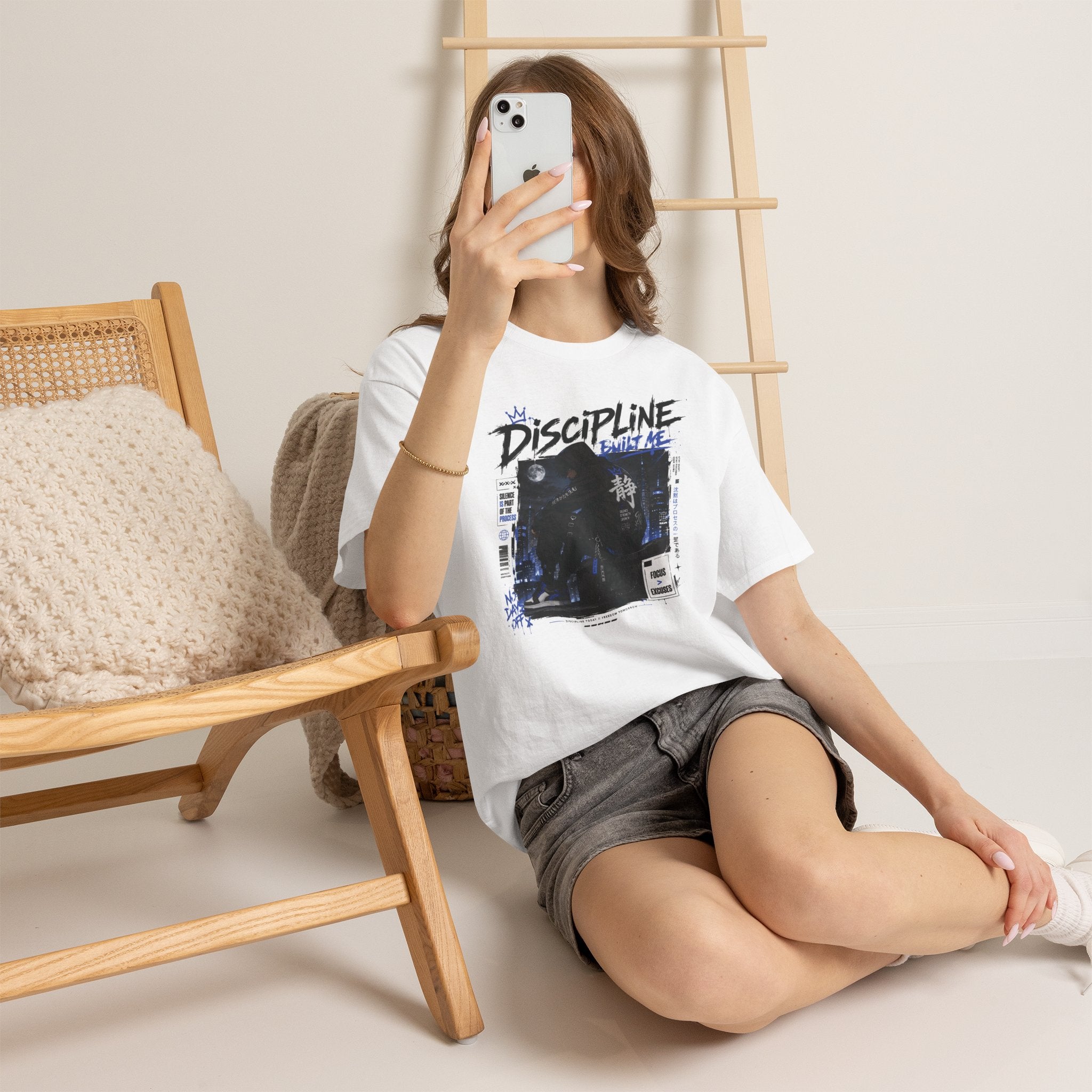 Discipline Built Me Anime Streetwear T Shirt