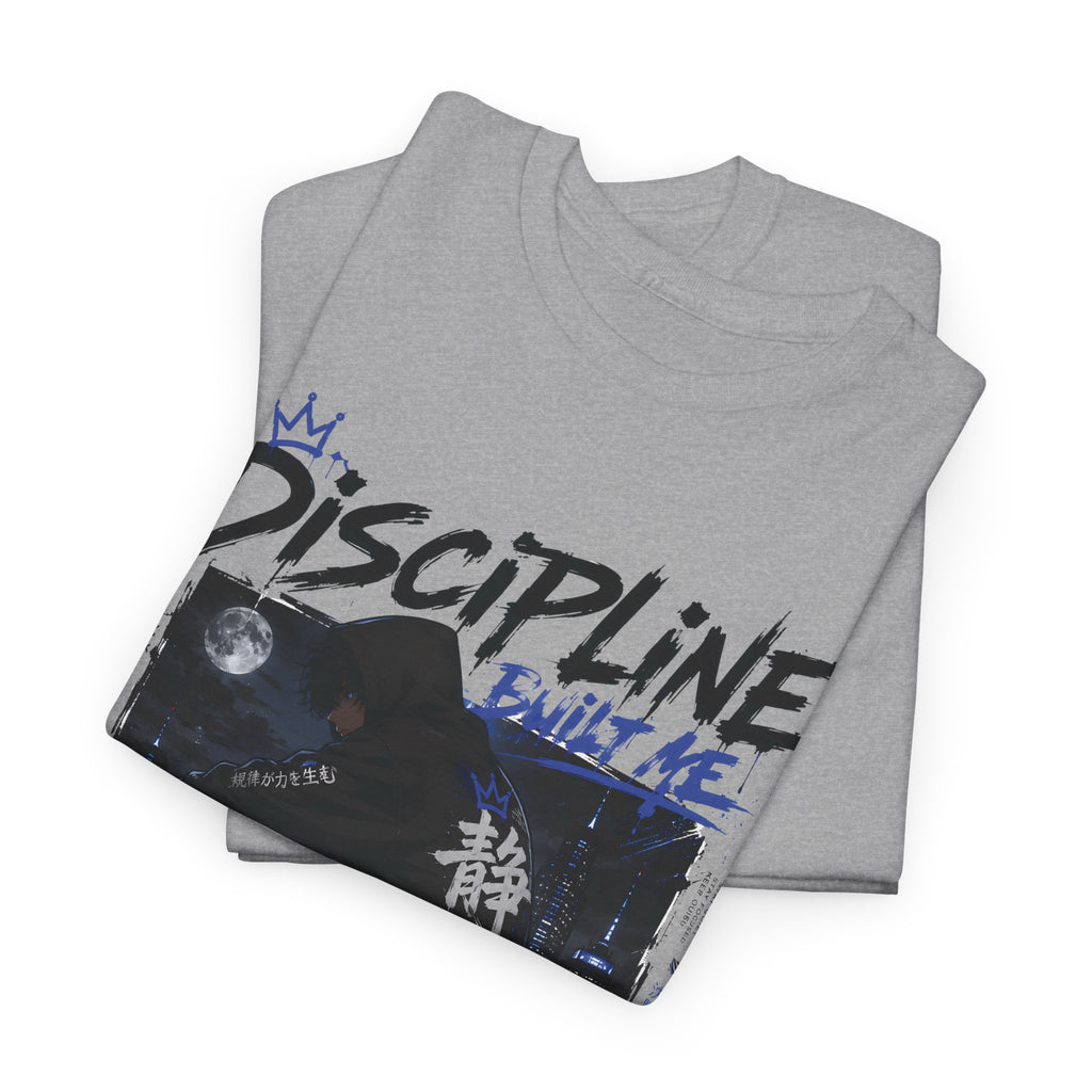 Discipline Anime Graphic Tee — Night Samurai Streetwear