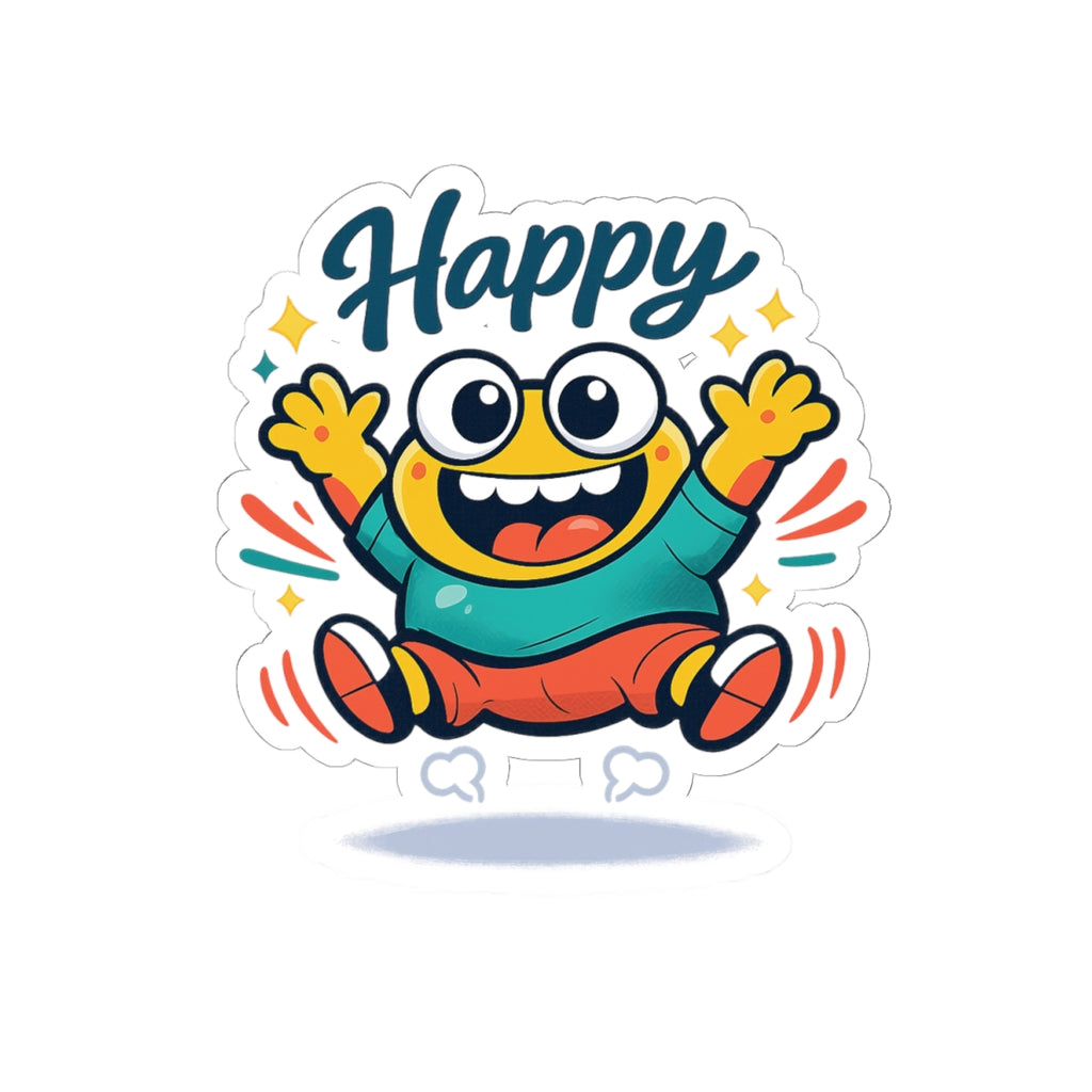 Happy Mood Blob Kawaii Cartoon Sticker
