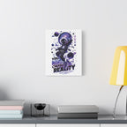 Space Astronaut Canvas Print — “You Mind Creates Reality” Inspirational Wall Art