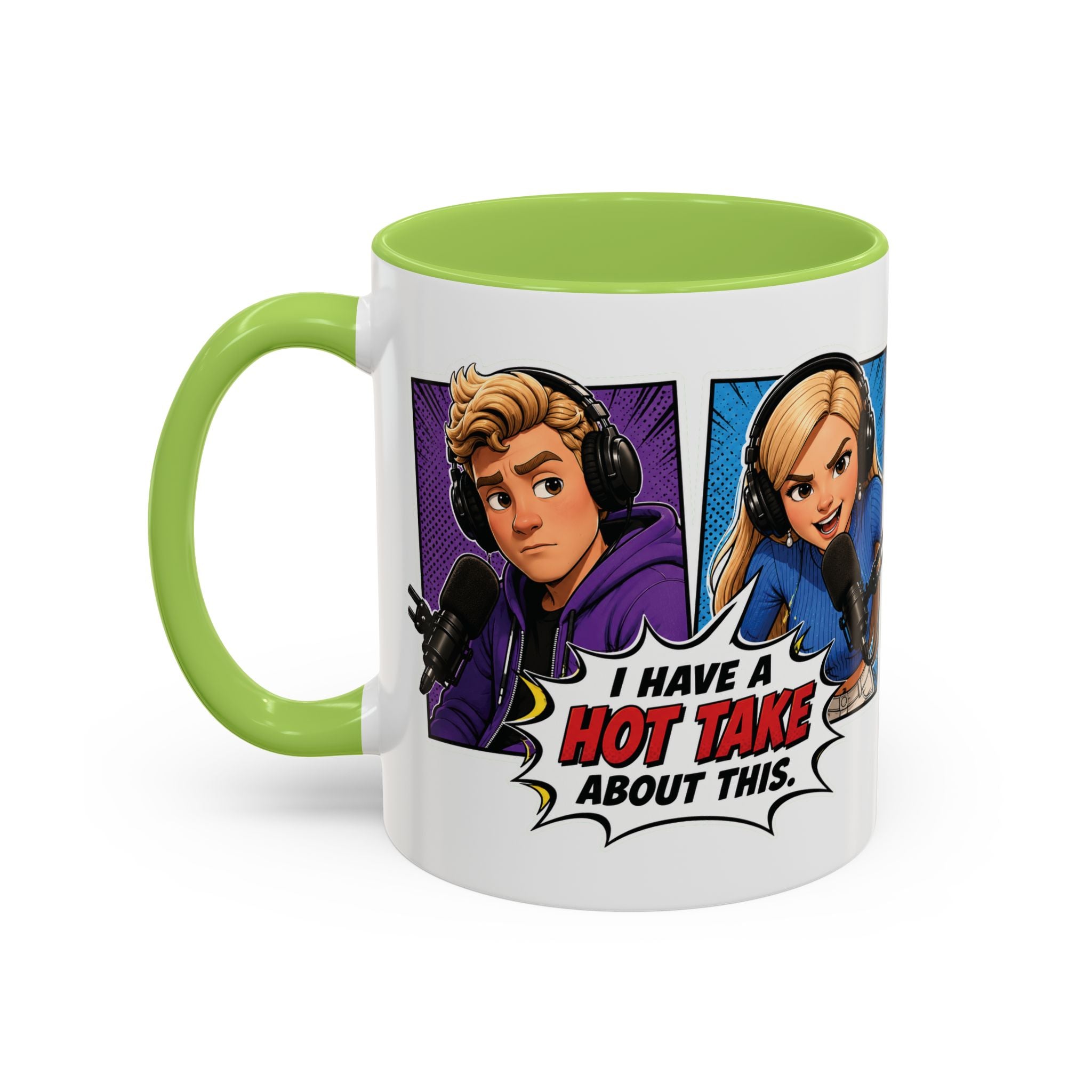 Jake And Emma Hot Take Coffee Mug — "I Have A Hot Take About This" Mug (11/15oz)