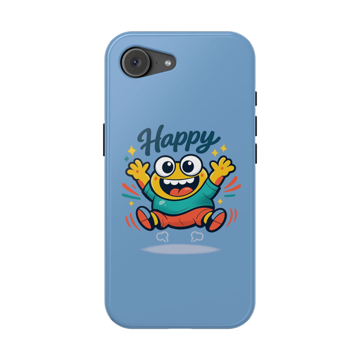 Happy Monster Magnetic Protective Phone Case Blue