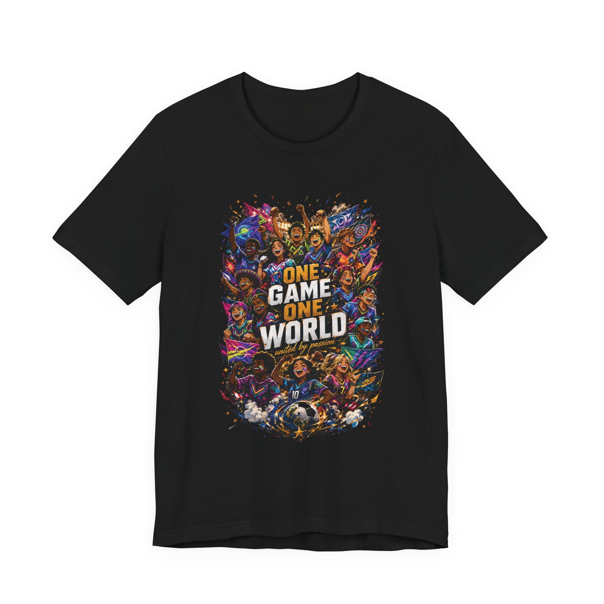 T-Shirt — 'One Game One World' Gamer Graphic Tee