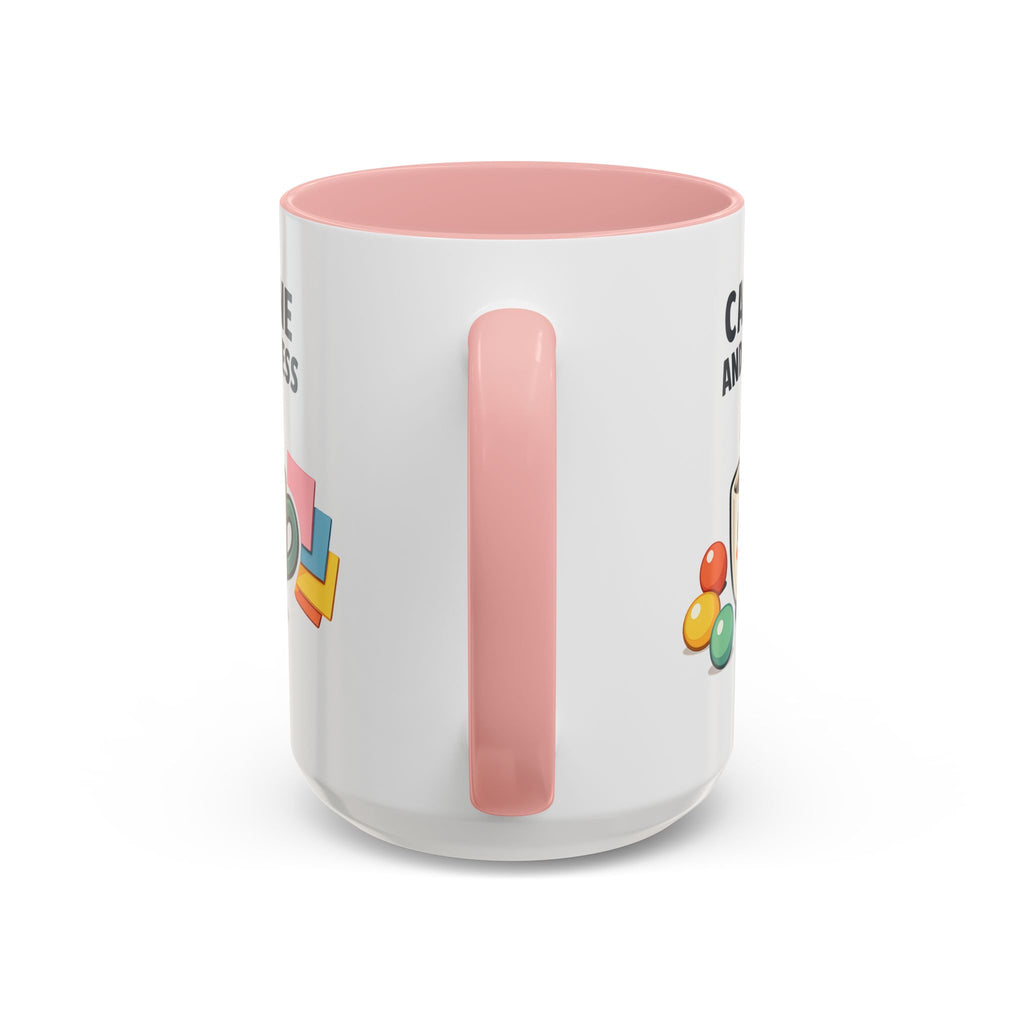 Caffeine and Kindness Coffee Mug – Ceramic Accent Mug (11oz / 15oz)