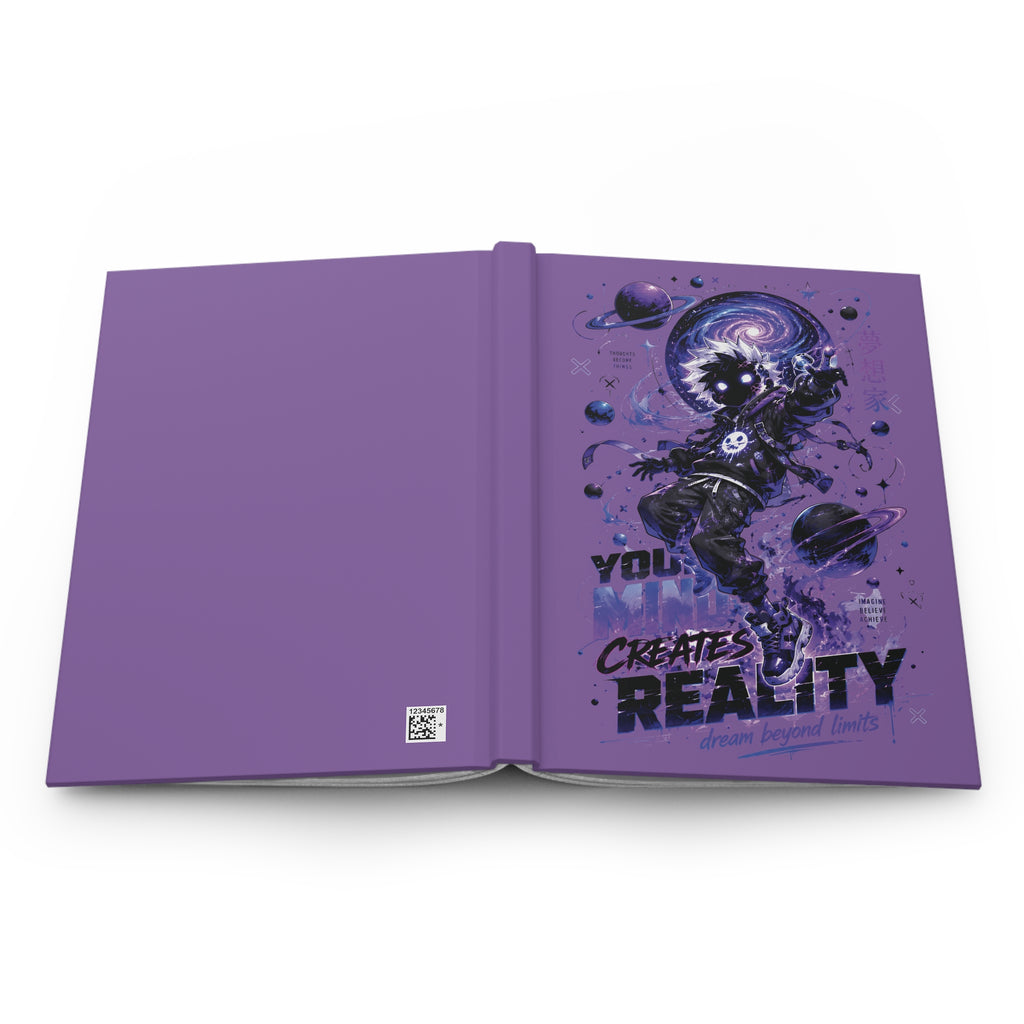 Space Astronaut Journal — "You Create Reality" Hardcover Notebook for Creative Writing & Dream Journals