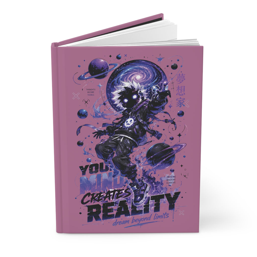 Dreamwalker Journal — "You Create Reality" Cosmic Hardcover Notebook