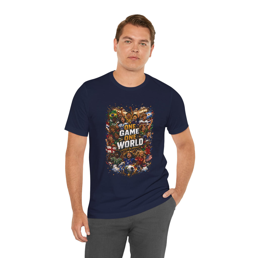 T-Shirt — 'One Game One World' Gamer Graphic Tee