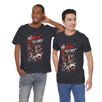 No Risk No Glory Soccer Graphic T Shirt