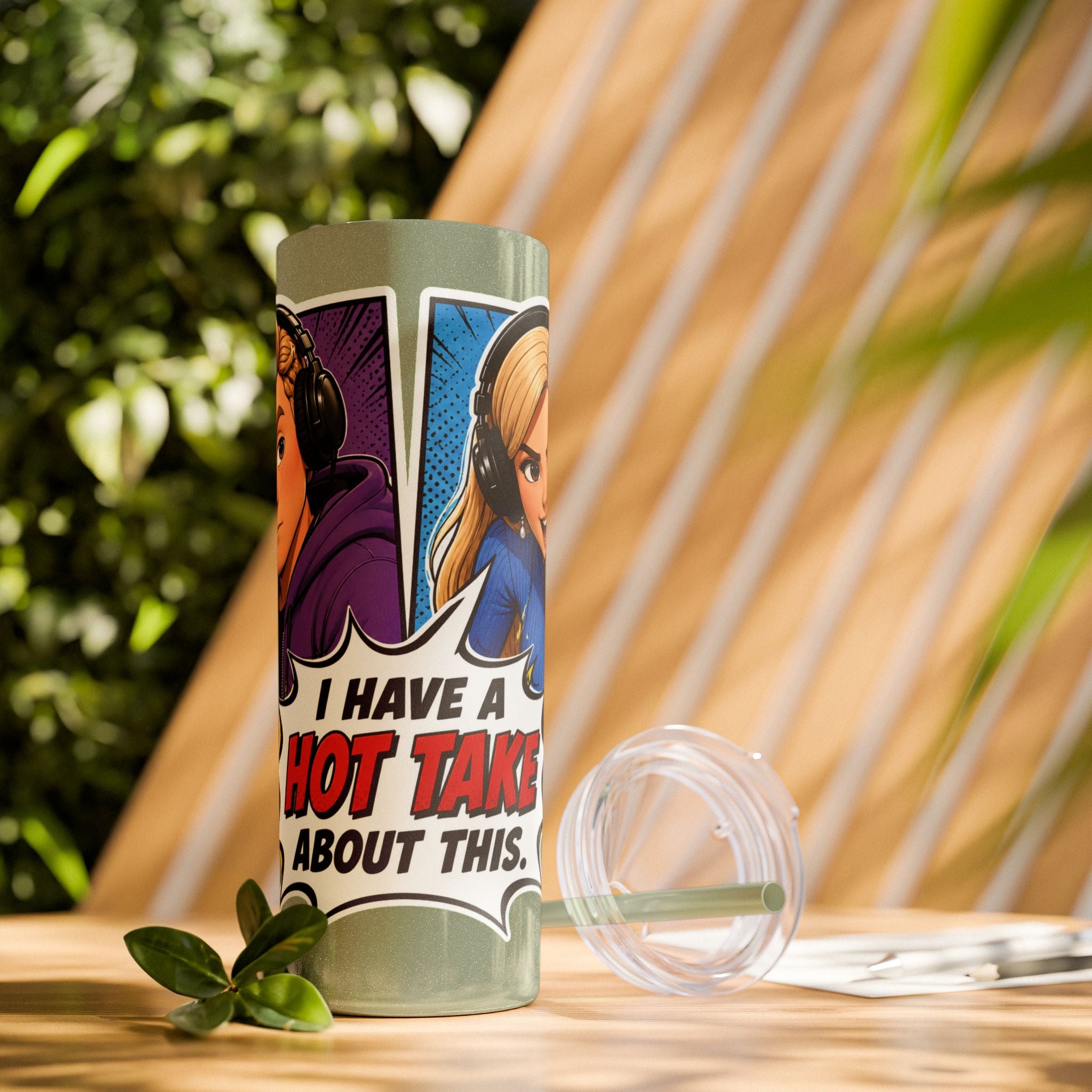 Hot Take Central I Have a Hot Take About This 20oz Pop Art Tumbler