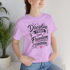Discipline Today Leads to Freedom Tomorrow Tee — Motivational Fitness T-Shirt