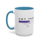 Accent Coffee Mug — "Hot Take Loading" Progress Bar Coffee Mug