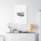 Retro Racing Car Canvas Wall Art – Vintage Dragster Design