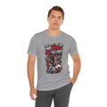 No Risk No Glory Soccer T-Shirt — Dynamic Football Player Graphic Tee