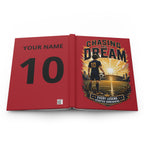 Chasing the Dream Soccer Journal – Personalized Player Number Notebook