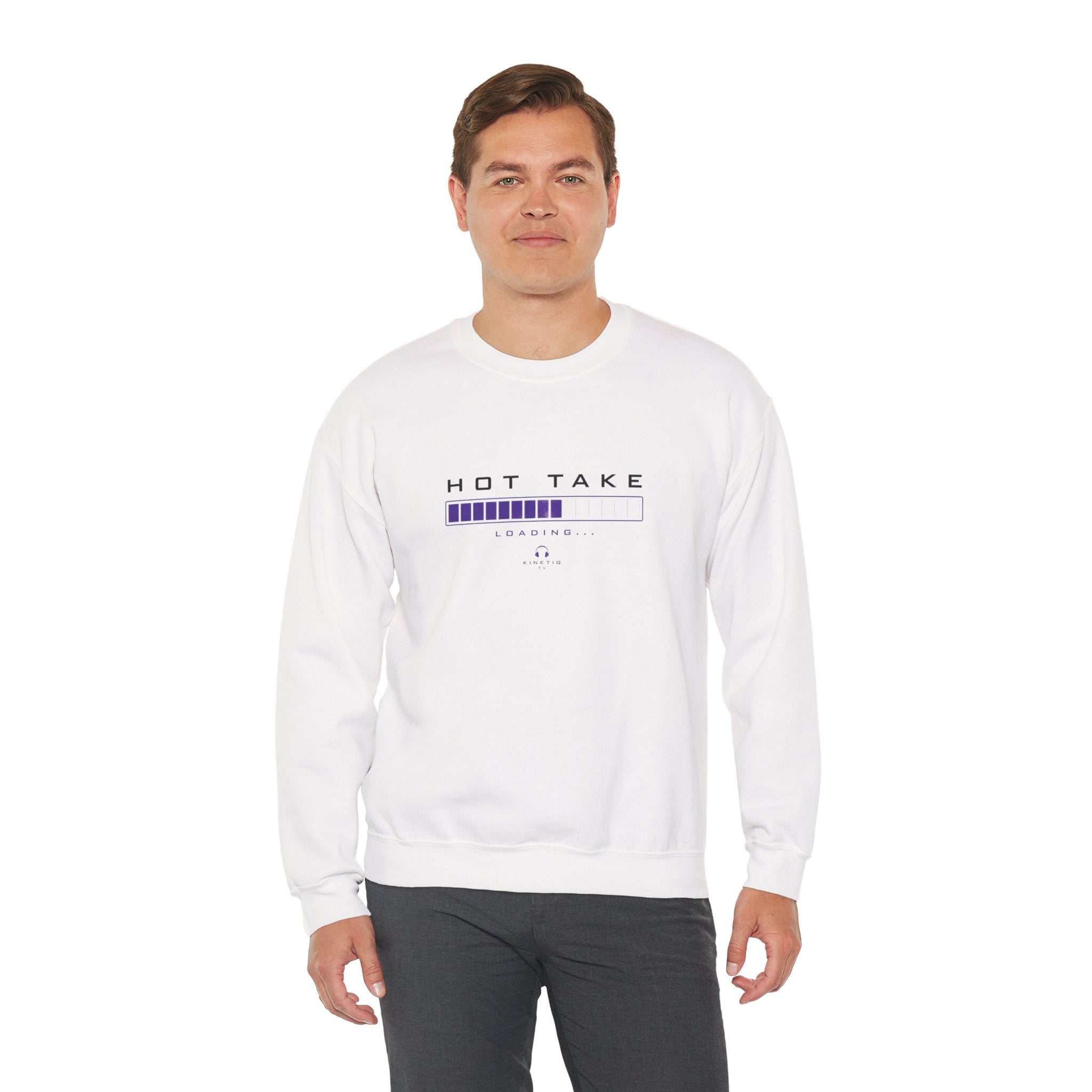Hot Take Central Hot Take Loading Crewneck Sweatshirt