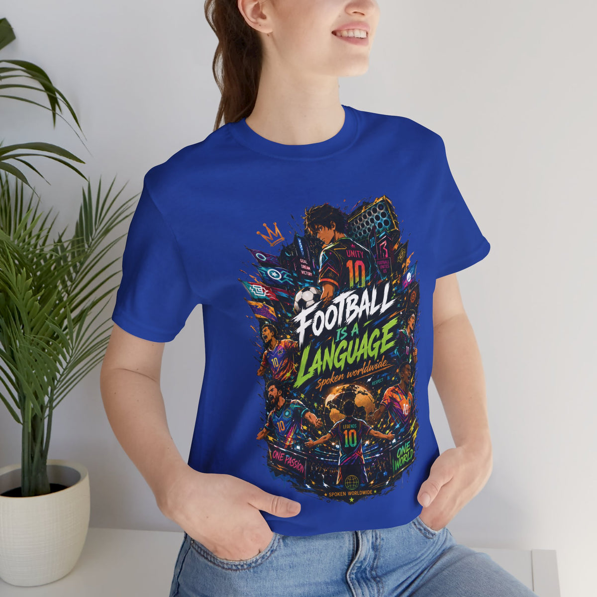 Football Is a Language Graphic T Shirt