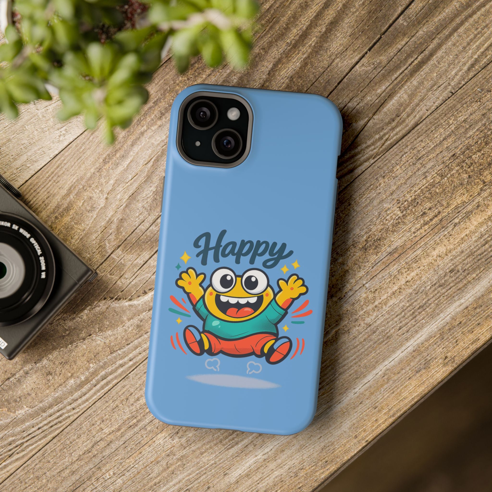 Happy Monster Magnetic Impact-Resistant Phone Case