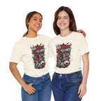 No Risk No Glory Soccer T-Shirt — Dynamic Football Player Graphic Tee