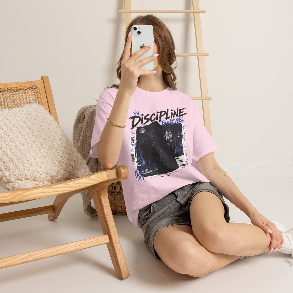 Discipline Built Me Anime Streetwear T Shirt
