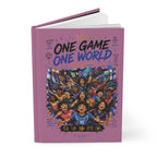 One Game One World Soccer Journal — Personalized Hardcover Notebook