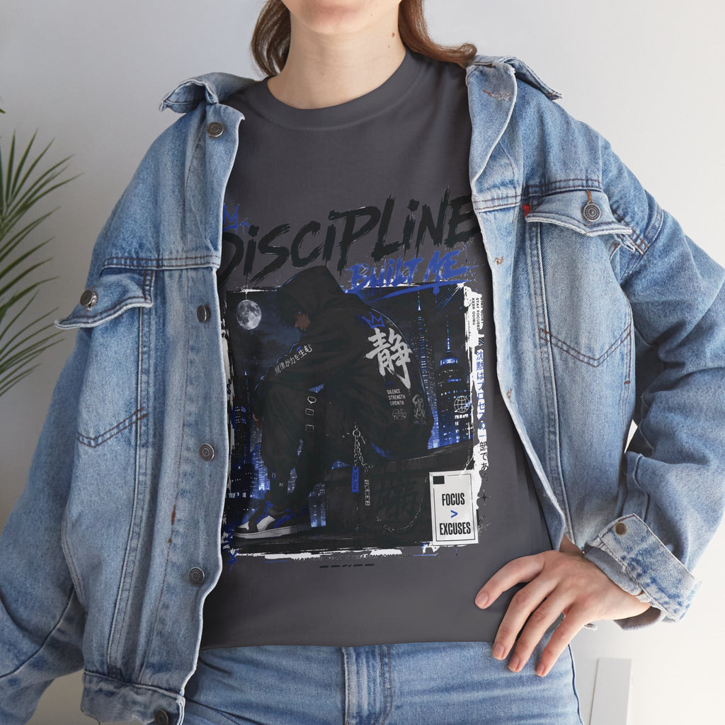 Discipline Built Me Anime Streetwear T Shirt