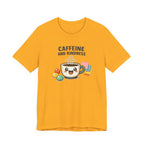 Caffeine and Kindness Coffee Graphic T Shirt