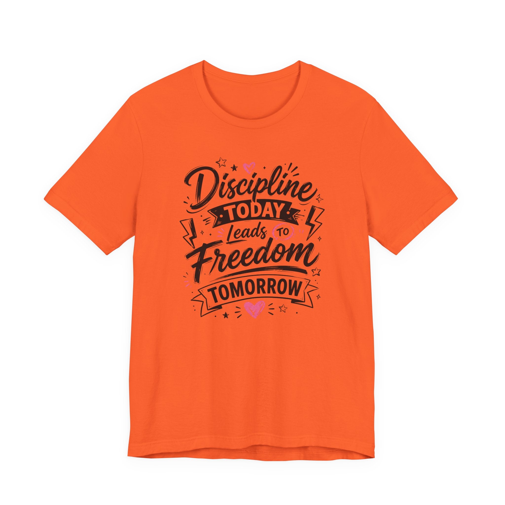 Discipline Today Leads to Freedom Tomorrow Tee — Motivational Fitness T-Shirt