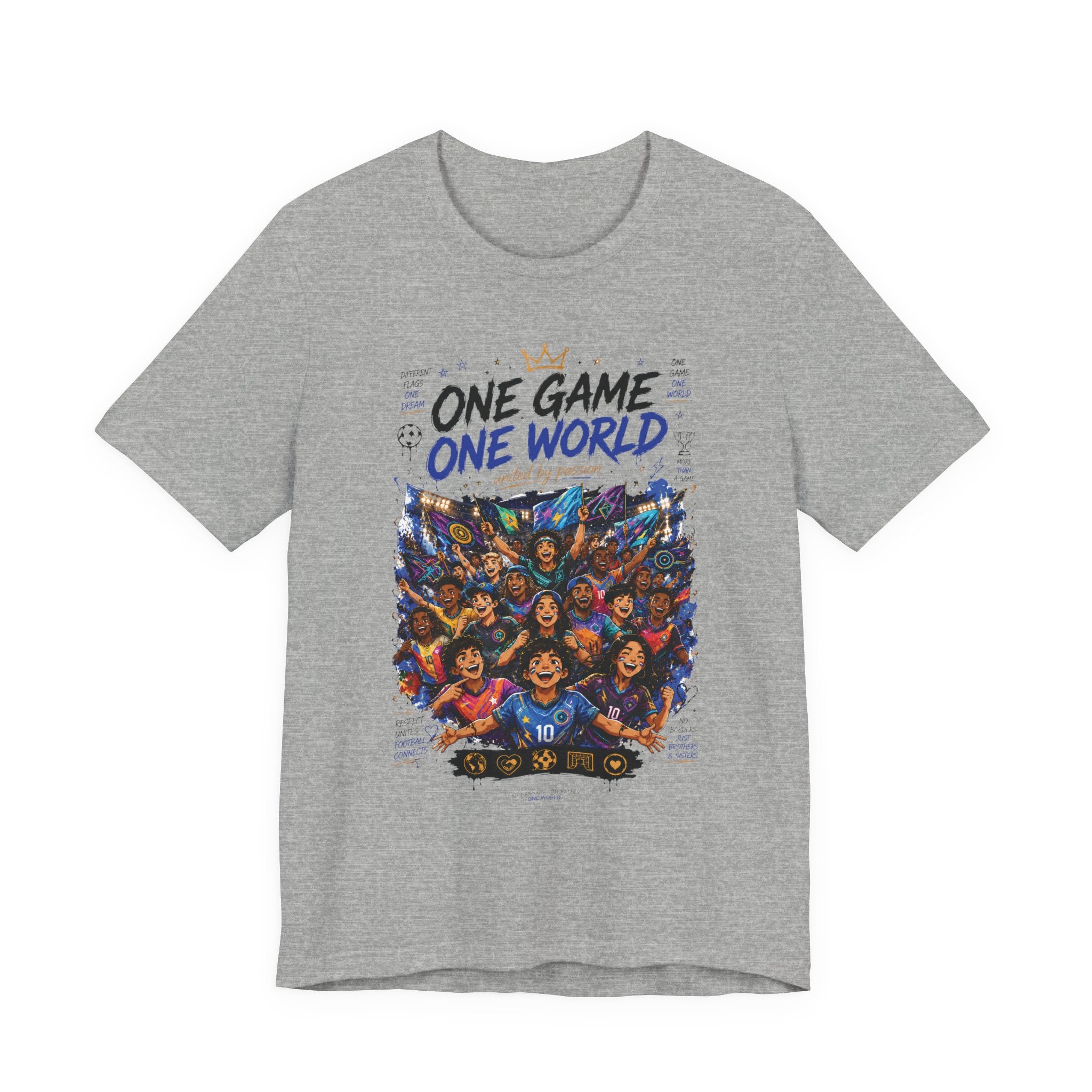One Game One World Soccer Tee
