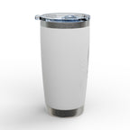 20oz Engraved Tumbler — Cute Girl Drinking Coffee Sketch
