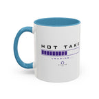 Accent Coffee Mug — "Hot Take Loading" Progress Bar Coffee Mug