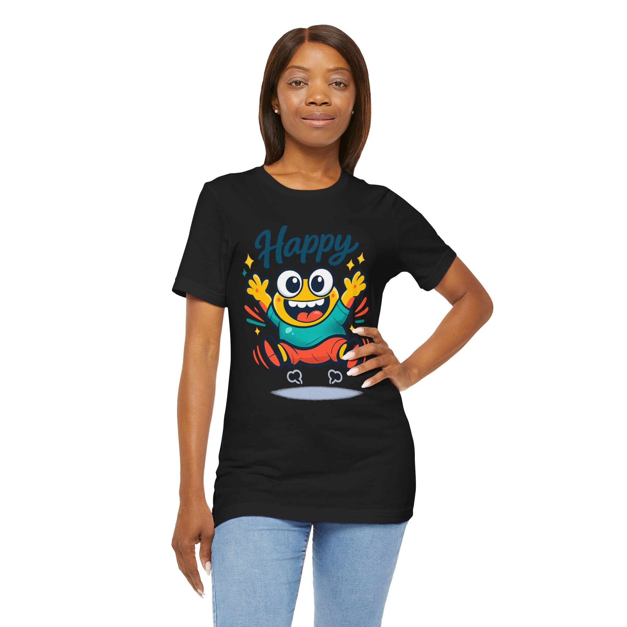 Happy Mood Blob T Shirt Cute Kawaii Graphic Tee