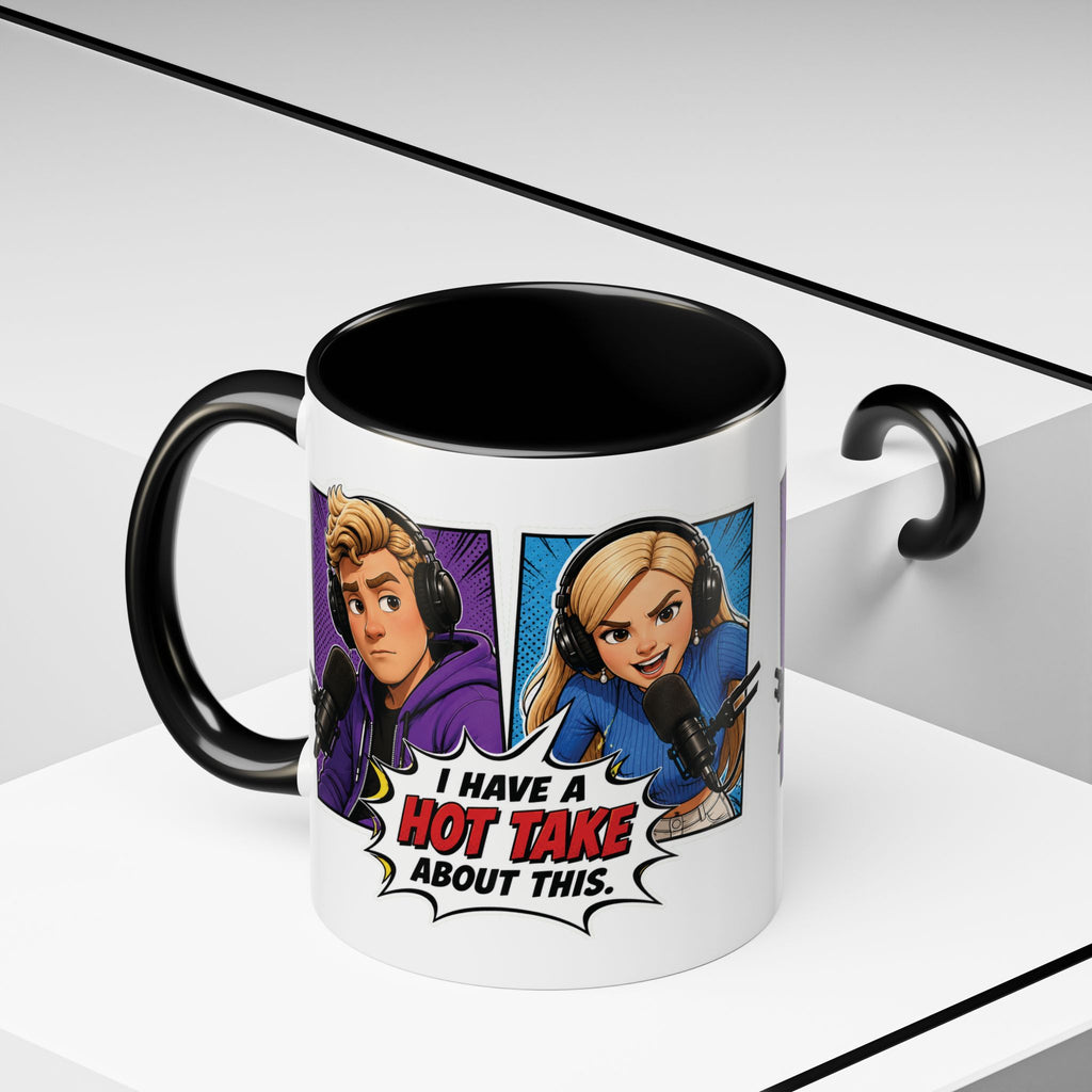 Jake And Emma Hot Take Coffee Mug — "I Have A Hot Take About This" Mug (11/15oz)