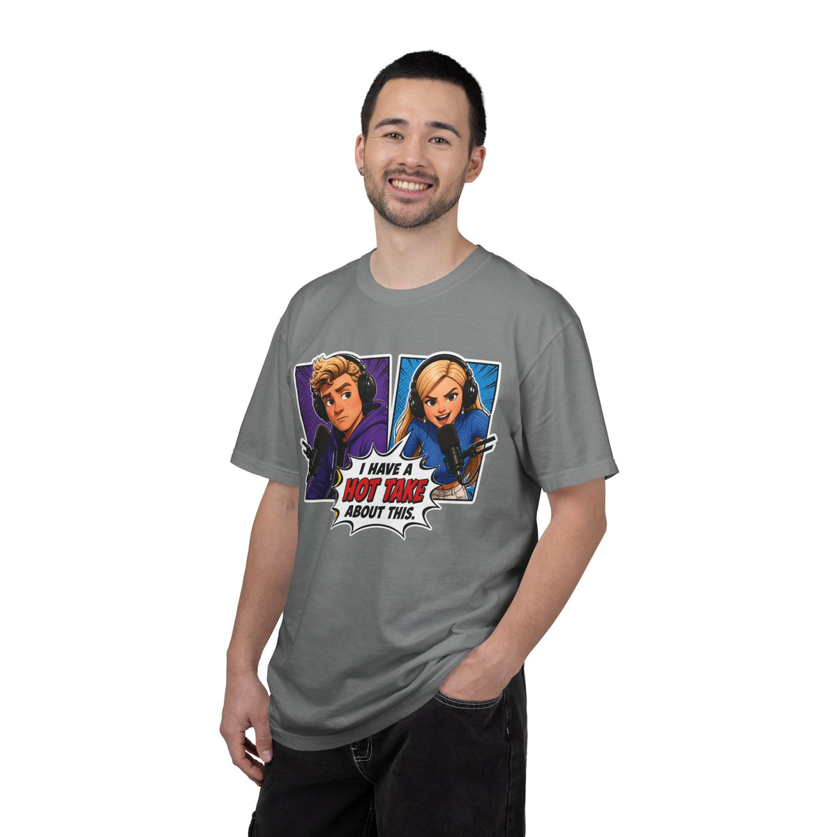 Hot Take Central I Have a Hot Take About This Podcast T Shirt
