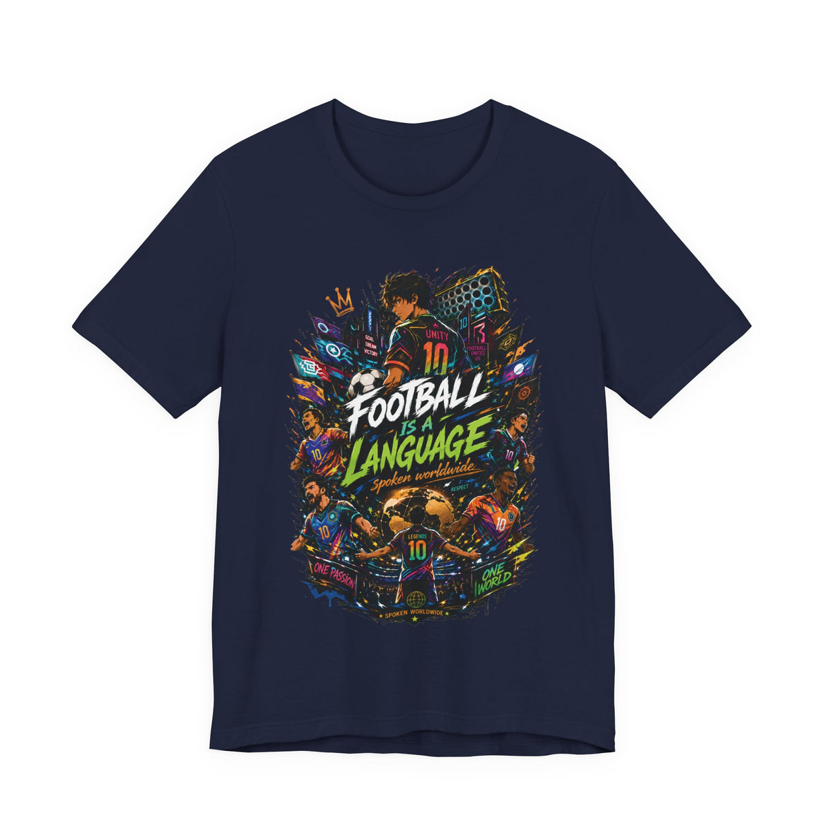 Football Is a Language Graphic T Shirt