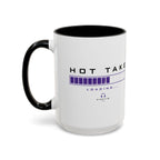 Accent Coffee Mug — "Hot Take Loading" Progress Bar Coffee Mug