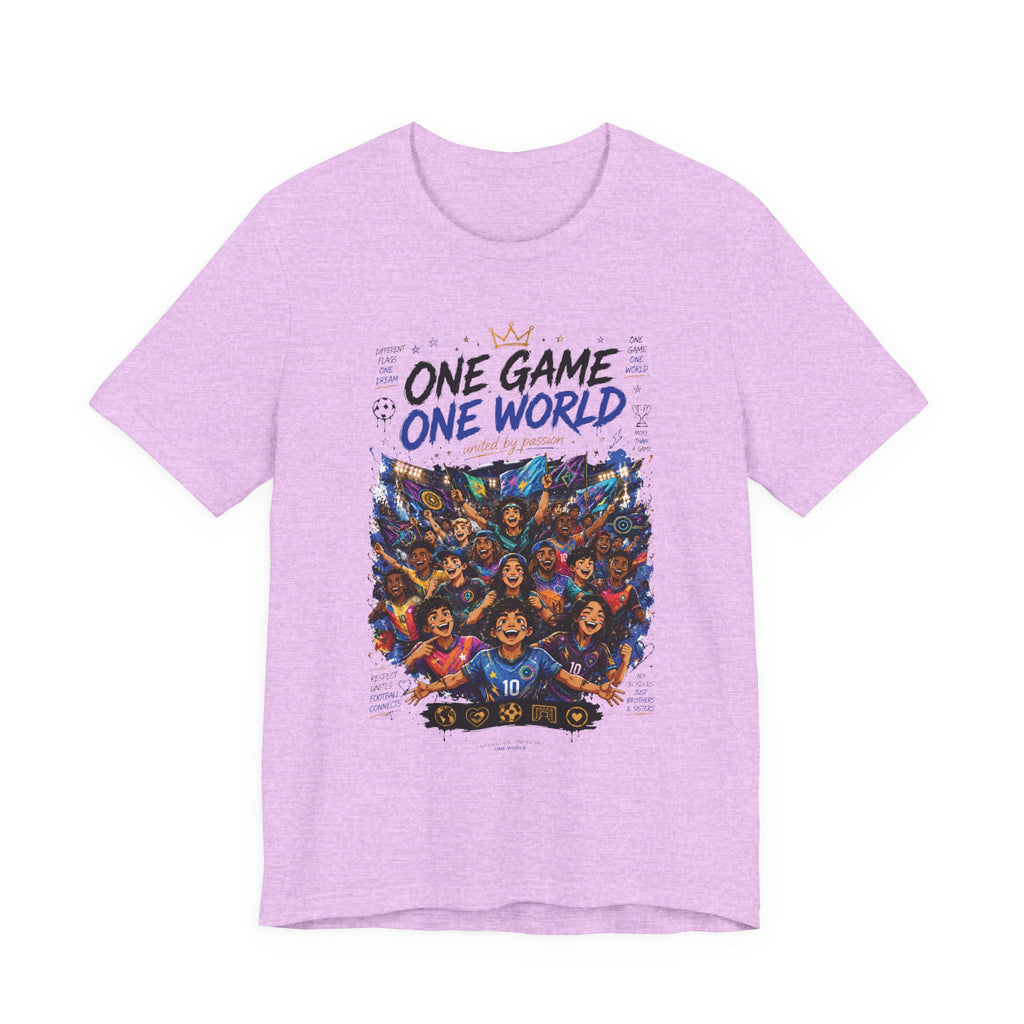 One Game One World Soccer Tee