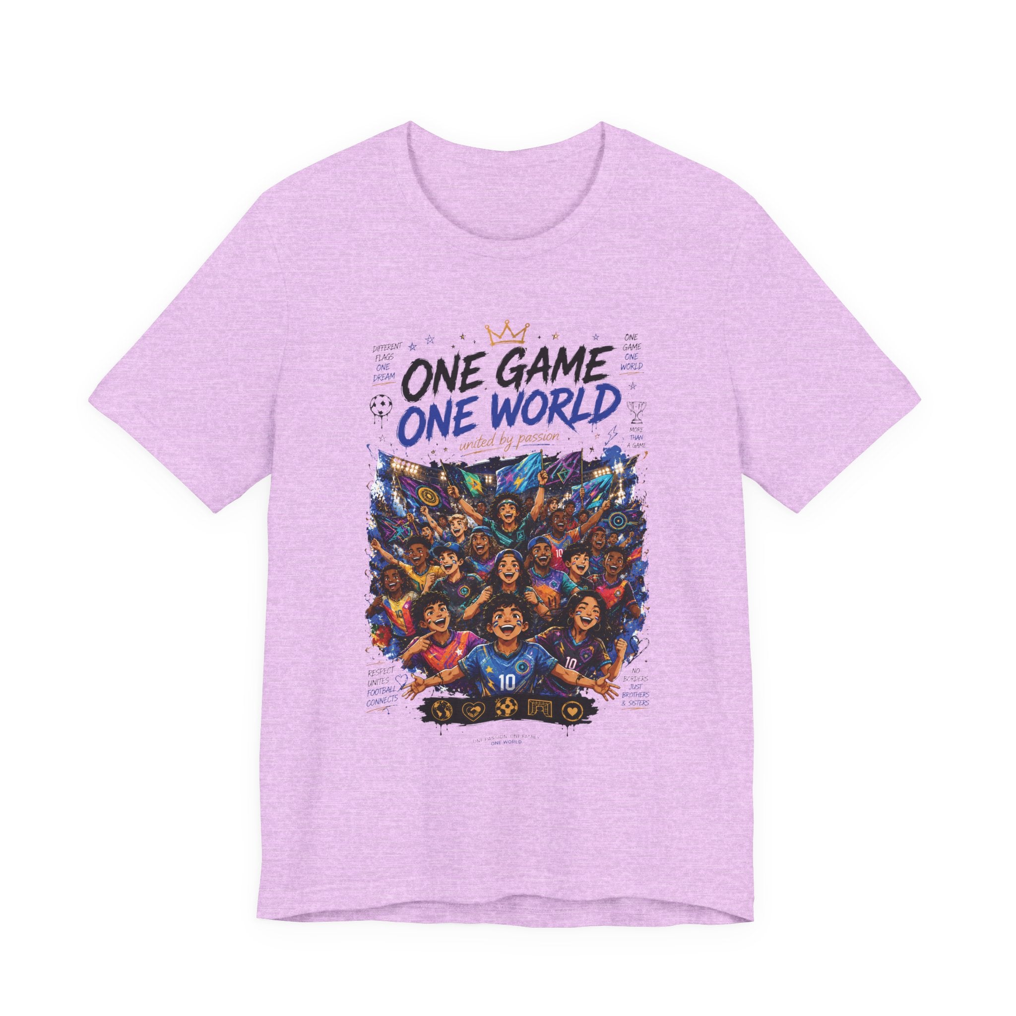 One Game One World Soccer Tee