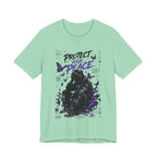 Protect Your Peace Gothic Butterfly Graphic T Shirt