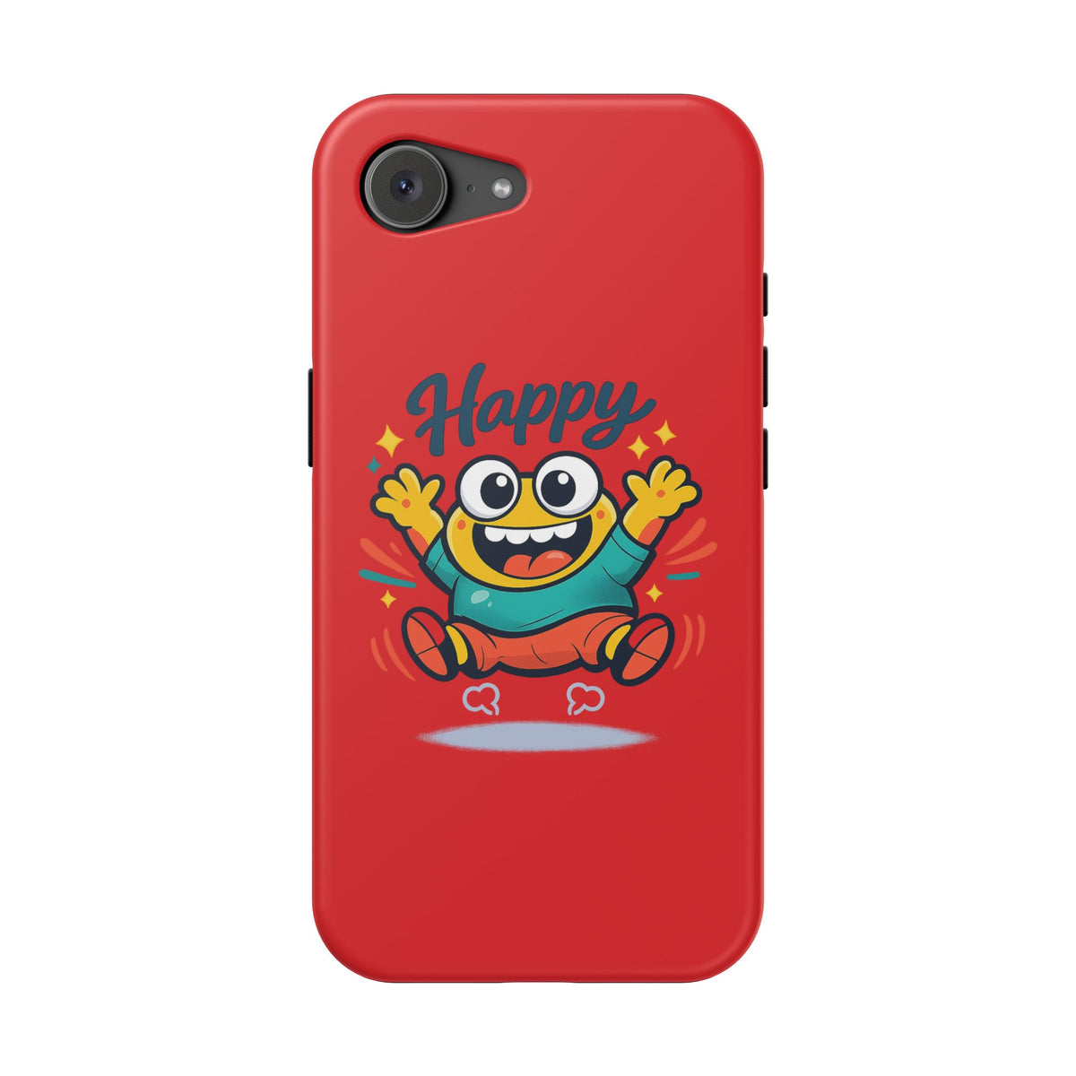 Happy Monster Magnetic Protective Phone Case Red