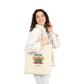 Happy Blob Face Tote Cute Kawaii Canvas Bag
