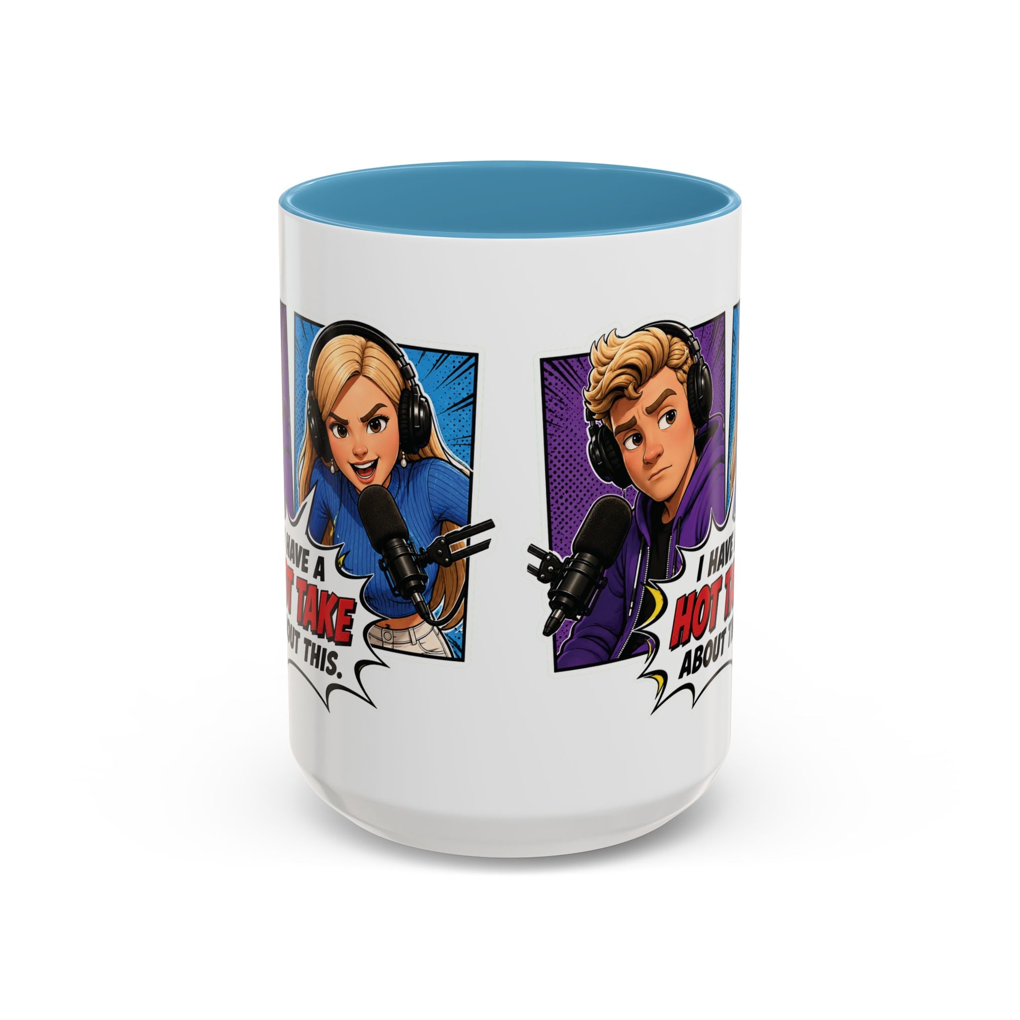 Jake And Emma Hot Take Coffee Mug — "I Have A Hot Take About This" Mug (11/15oz)