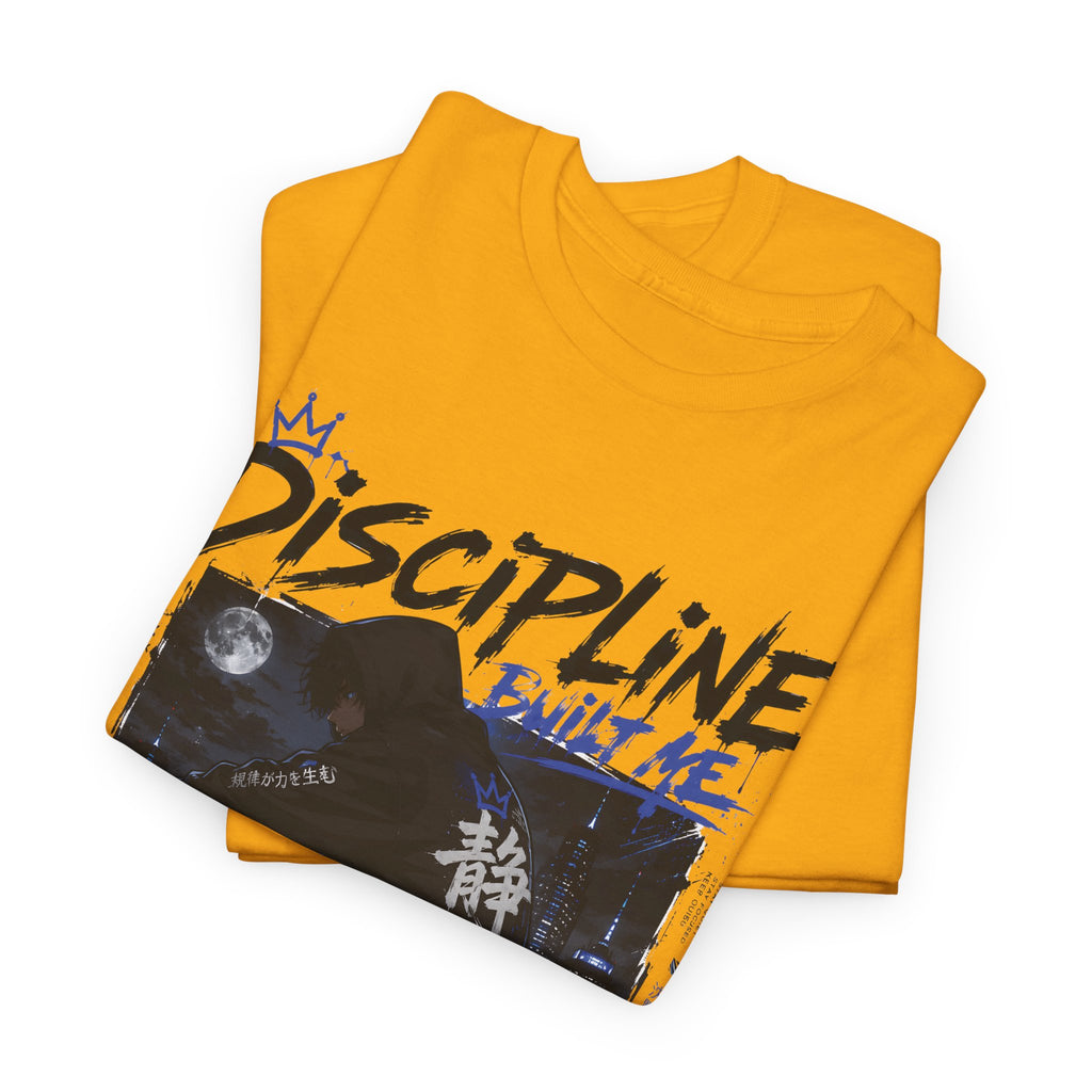 Discipline Anime Graphic Tee — Night Samurai Streetwear