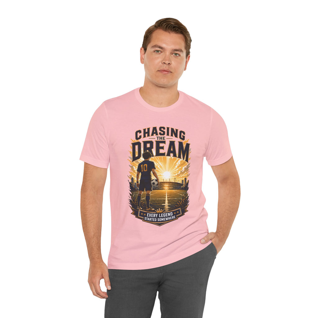 Chasing the Dream Soccer Graphic T Shirt