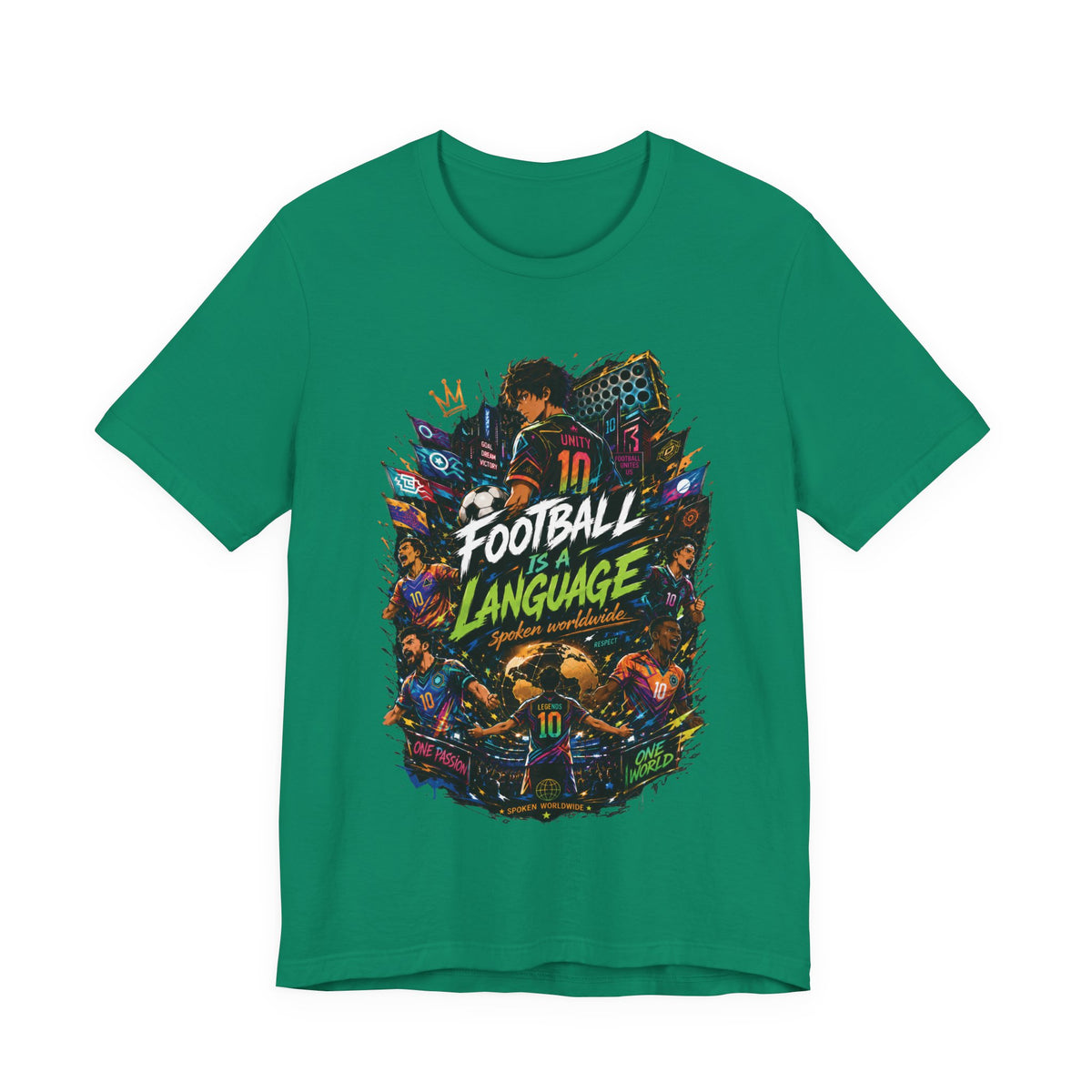 Football Is a Language Graphic T Shirt