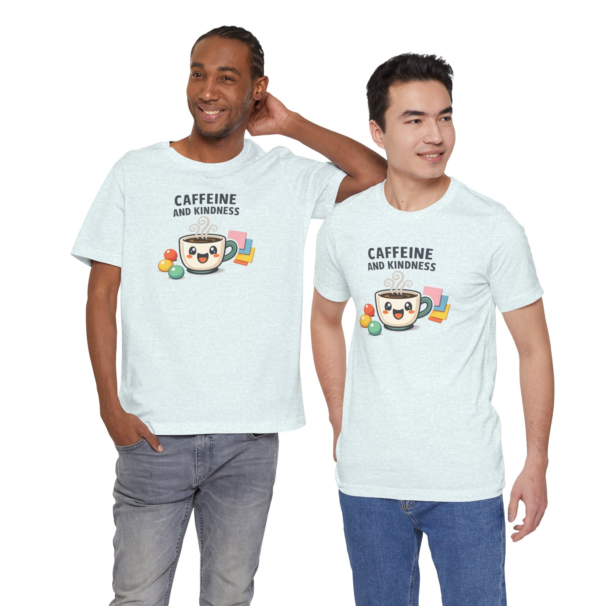 Caffeine and Kindness Tee | office humor, coffee fuel