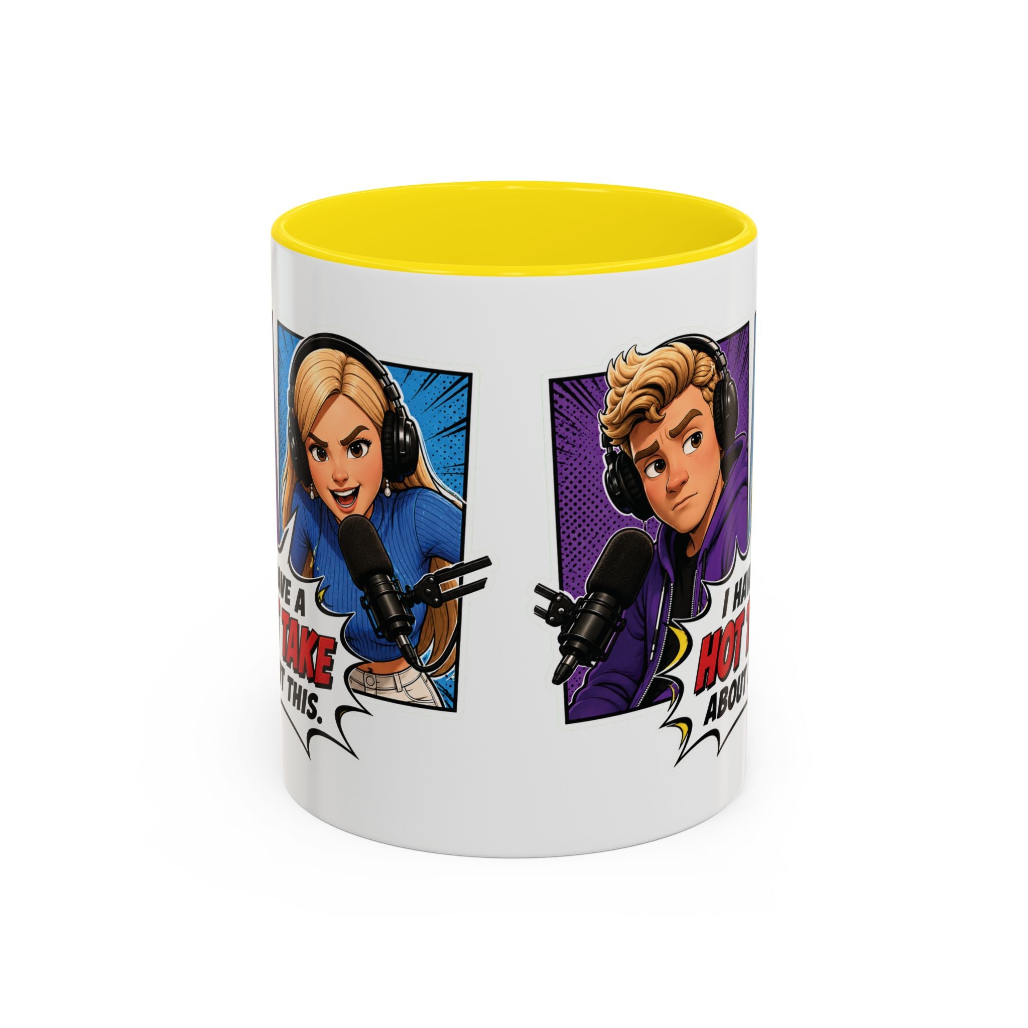 Jake And Emma Hot Take Coffee Mug — "I Have A Hot Take About This" Mug (11/15oz)