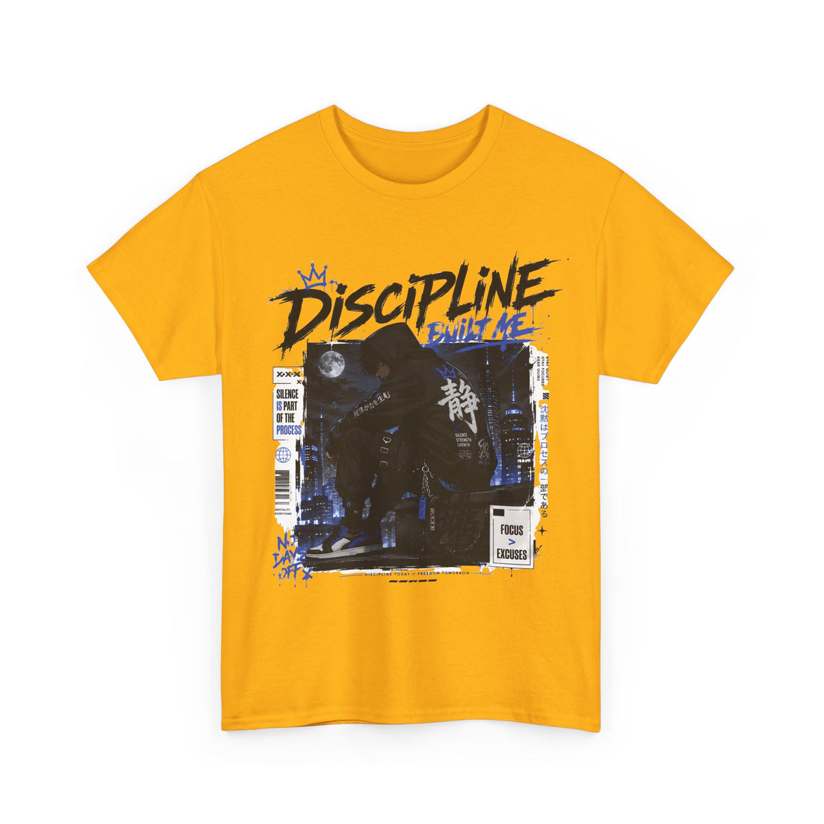 Discipline Built Me Anime Streetwear T Shirt
